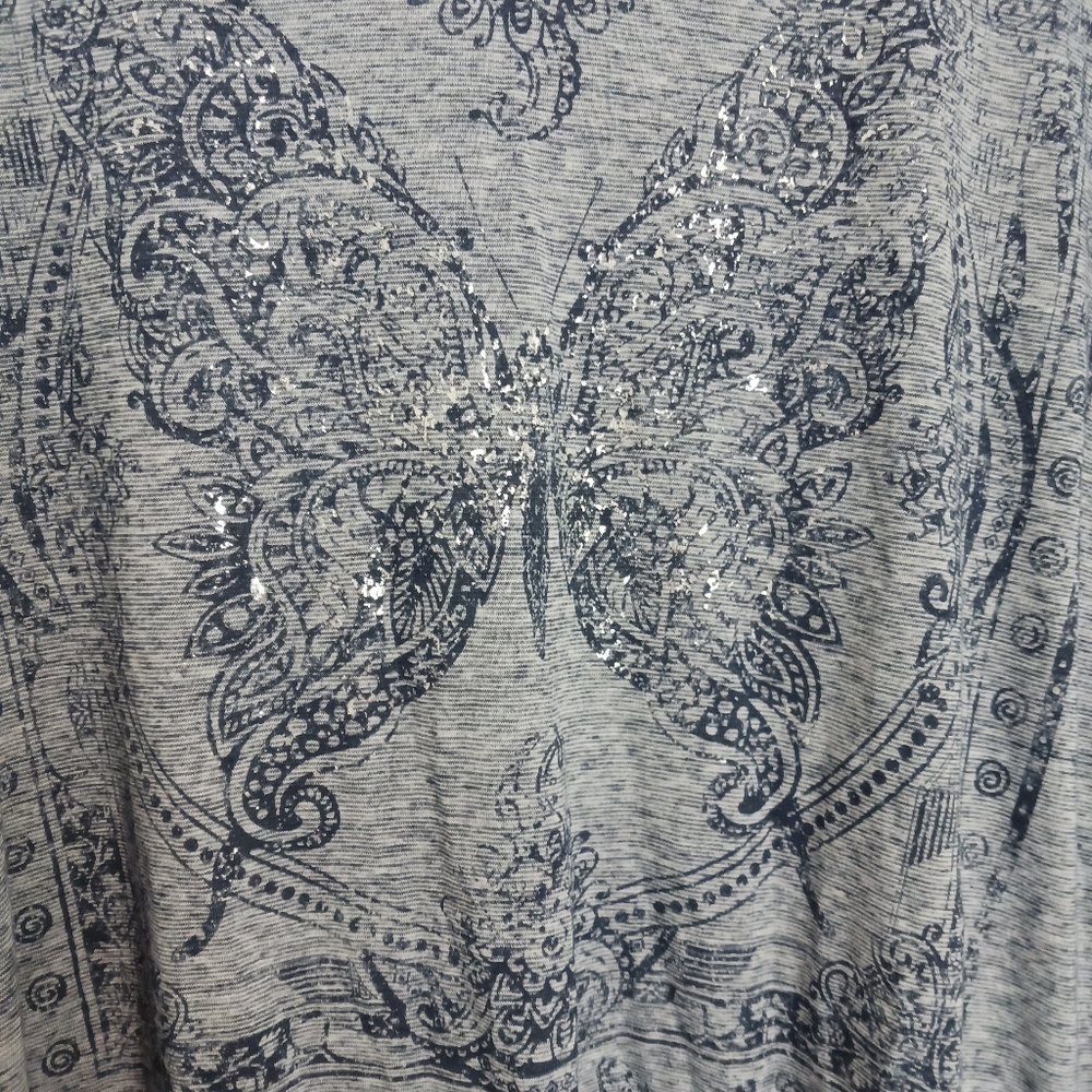 Butterfly shirt short sleeves